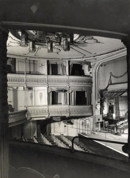 Auditorium stage right at the Criterion Theatre, London, 1949 ...