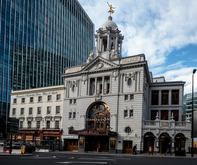 Victoria palace hotsell theatre postcode