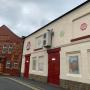 The rear entrance and stage door area at Chorley Theatre.